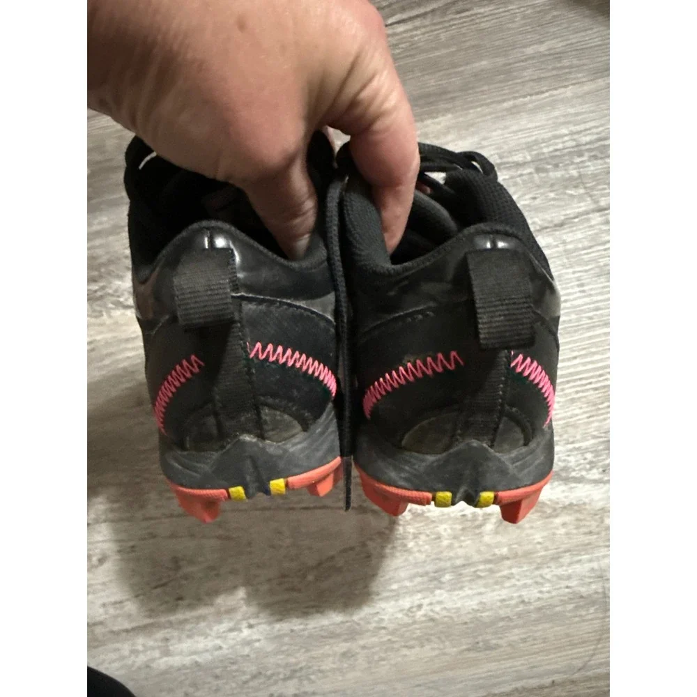 Nike Alpha Huarache Keystone Low Kids Baseball Cleats Red Black  Size 3Y